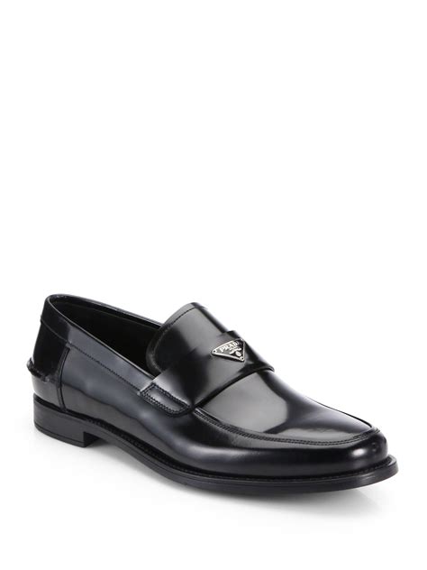 prada spazzolato mens shoe|prada spazzolato loafers.